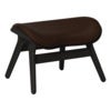 A Conversation Piece Ottoman Fotskammel Black Oak/Umage Leather Brown