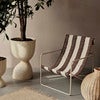 Desert Lounge Lenestol Cashmere/Off-white/Chocolate