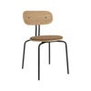 Curious spisestol eik/svart metall Caramel