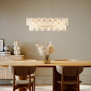 Lorraine taklampe L75cm messing/klar