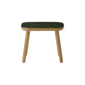 Paff Sidebord høy eik/Green Marble