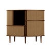 Audacious Highboard Skap mørk eik/Sugar Brown