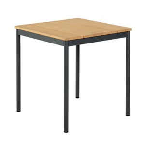 Nox Bistro bord 70x70 - Bambus//Anthracite