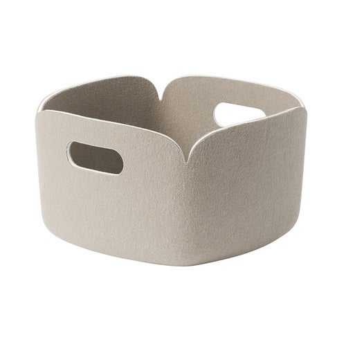 Restore Basket oppbevaringsboks 28 x 28 cm - Sand 