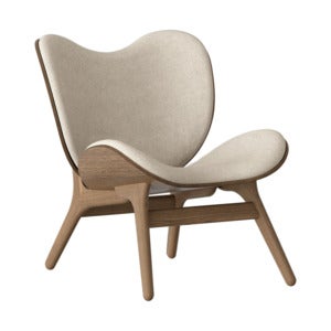 A Conversation Piece Lounge stol Dark Oak/White Sands