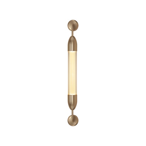 Lemon Squeeze Vegglampe Kort 77 cm Messing